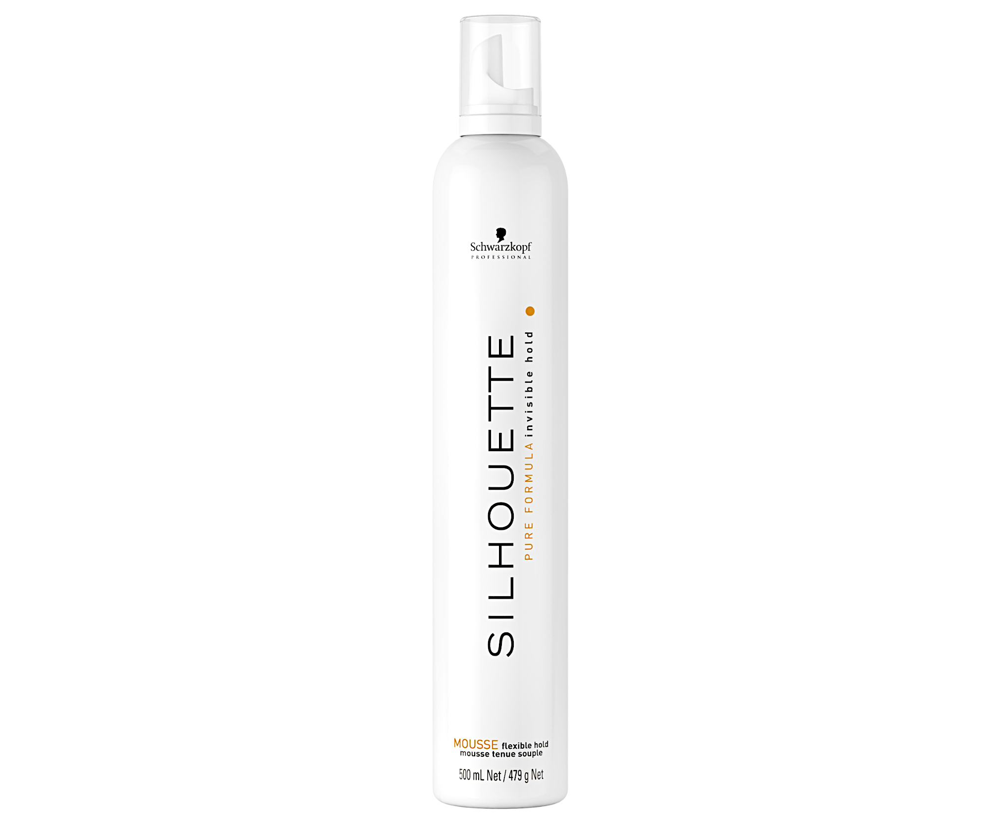 E-shop Pena na flexibilnú fixáciu vlasov Schwarzkopf Professional Silhouette Invisible Hold Mousse - 500 ml (2804904) + darček zadarmo