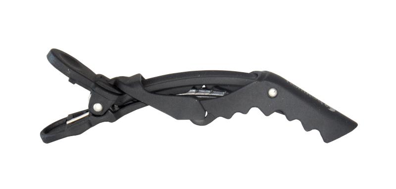 E-shop Gumové pružné klipsy do vlasov Hairway - 11,5 cm, čierne - 6 ks (42030) + darček zadarmo