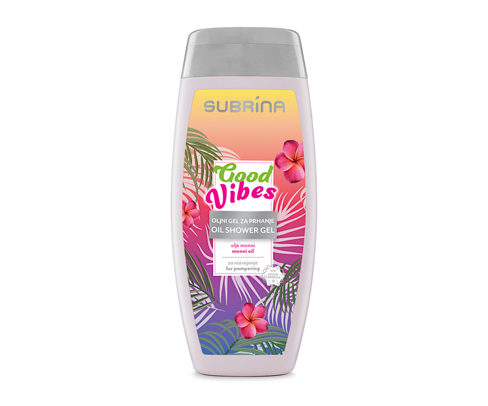 E-shop Sprchový gél Subrina Good Vibes - olej Monoi, 250 ml (081371)