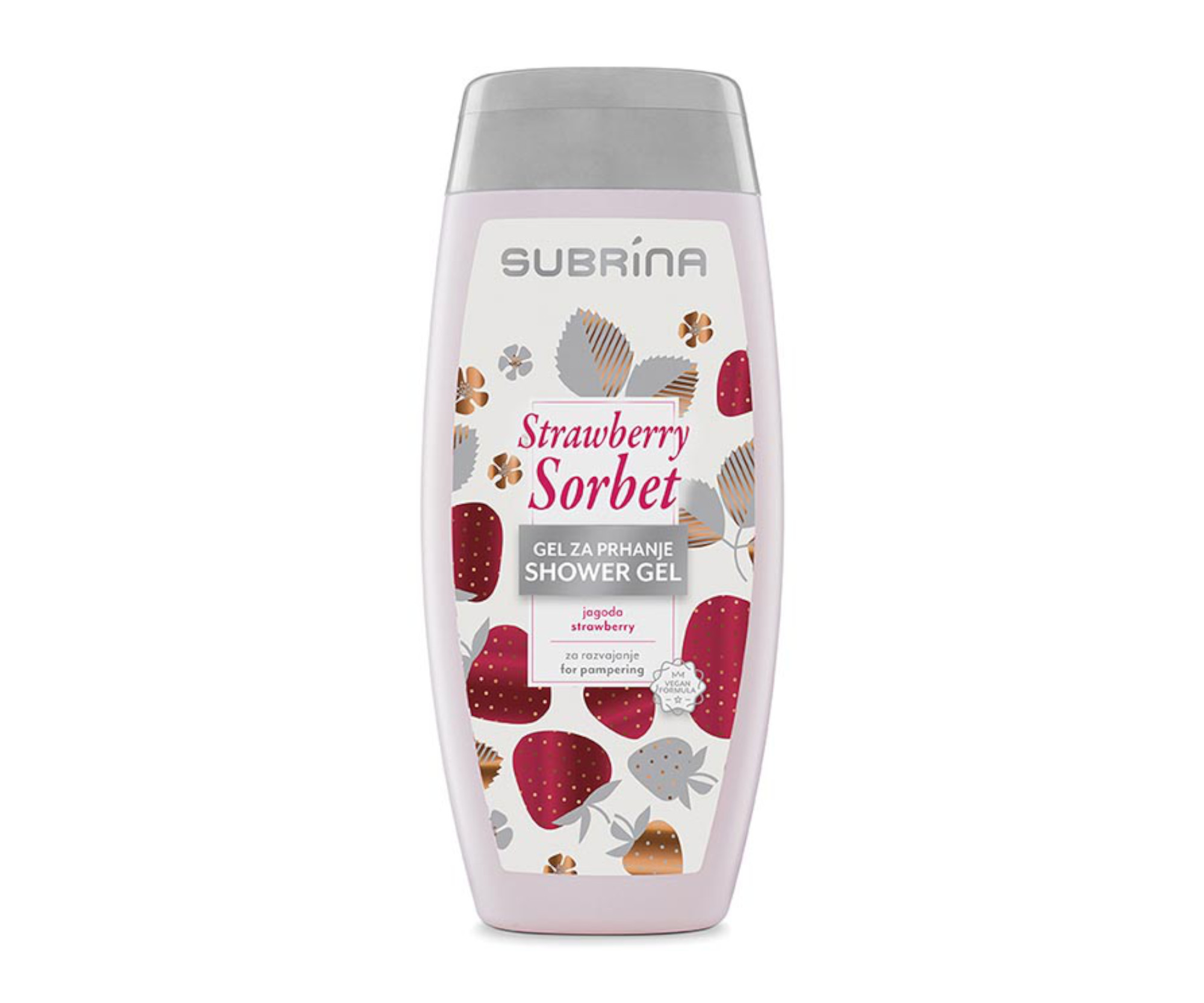E-shop Sprchový gél Subrina Strawberry Sorbet - jahoda, 250 ml (081331)