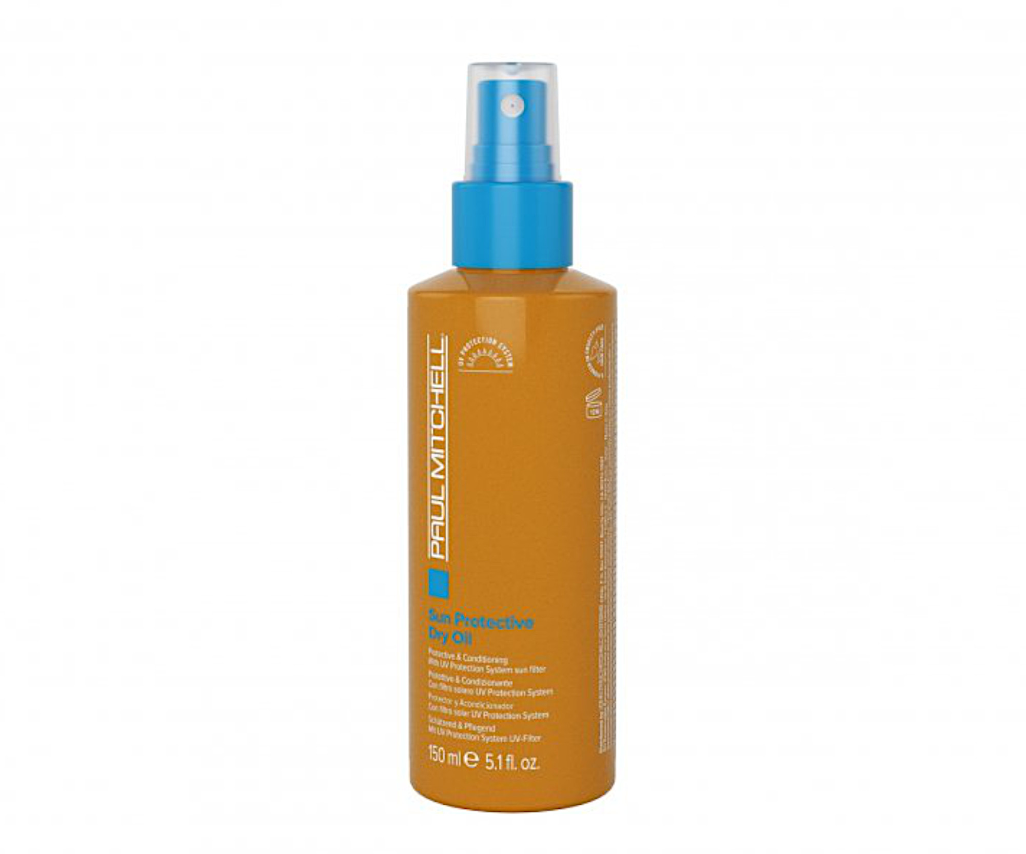 E-shop Suchý olej pre ochranu vlasov pred slnkom Paul Mitchell Sun Protective Dry Oil - 150 ml (703304) + darček zadarmo