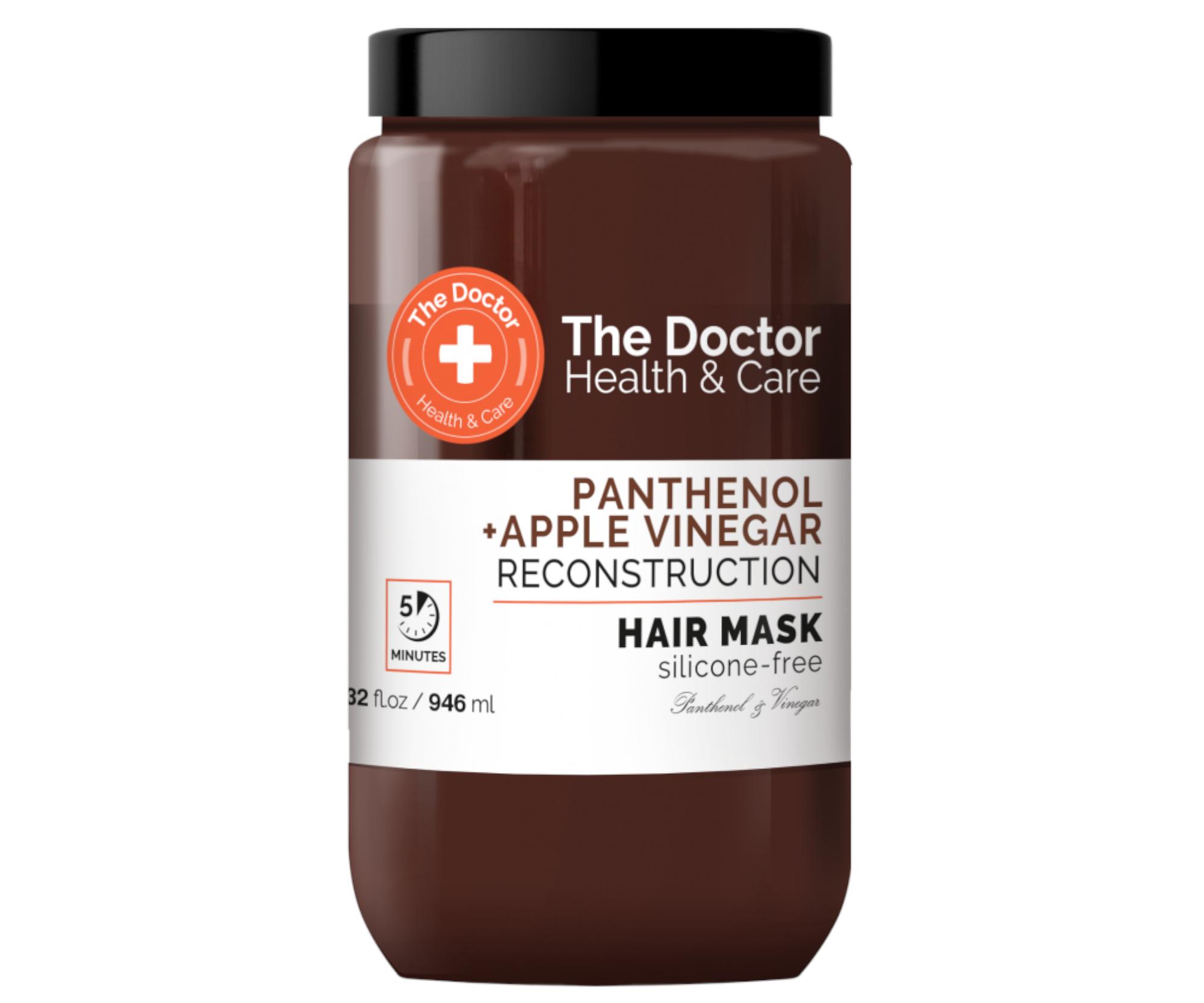 E-shop Regeneračná maska The Doctor Panthenol + Apple Vinegar Reconstruction Hair Mask - 946 ml + darček zadarmo