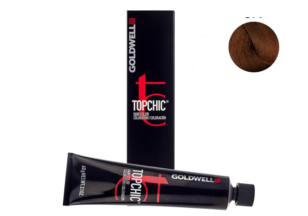 E-shop Farba na vlasy Goldwell Topchic 60 ml - 5K mahagónovo medená (201685) + darček zadarmo