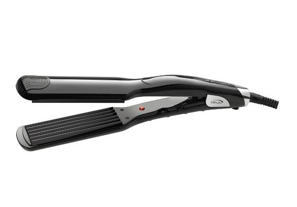 Krepovačka na vlasy Ultron Mach 4 Crimper L - 40 x 110 mm (0447922) + darček zadarmo. Luxusné krepovacie kliešte Ultron Mach 4 Crimper L majú extra dlhé veľké keramické doštičky s výškou krepu 5 mm. Krepovacie kliešte sa veľmi rýchlo nahrievajú, majú v seb...