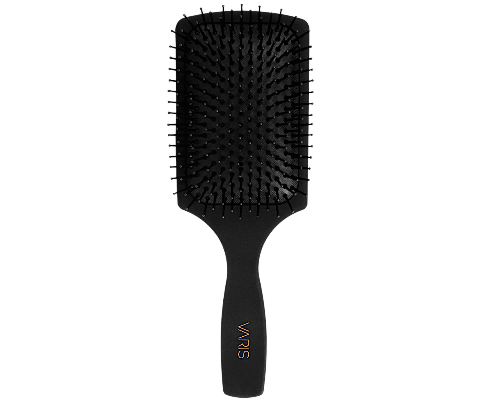 E-shop Kefa na rozčesávanie vlasov Varis Paddle Brush - čierna + darček zadarmo