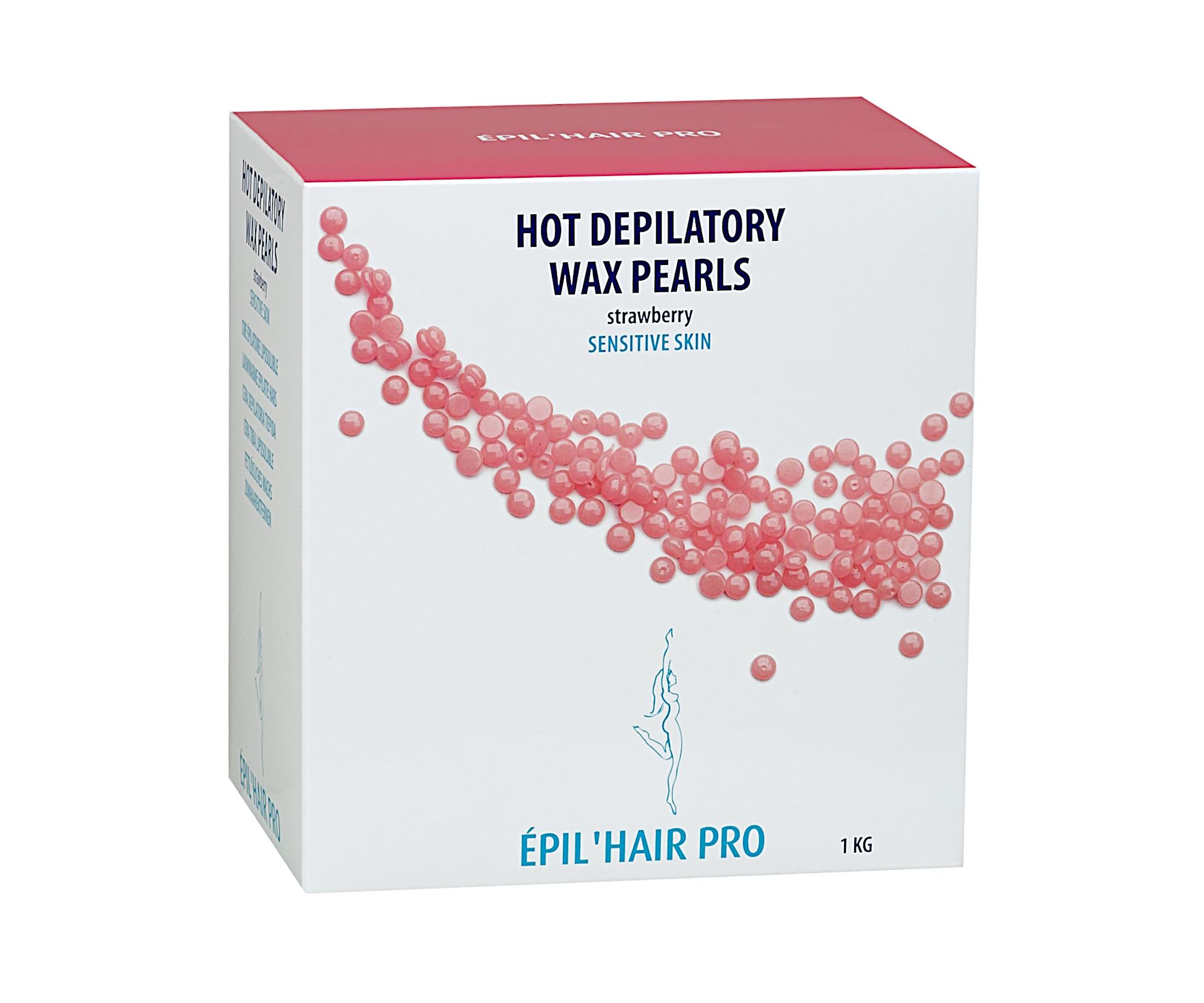 E-shop Depilačný prírodný vosk pre citlivú pokožku Sibel Pearls Strawberry - 1000 g (7410375) + darček zadarmo