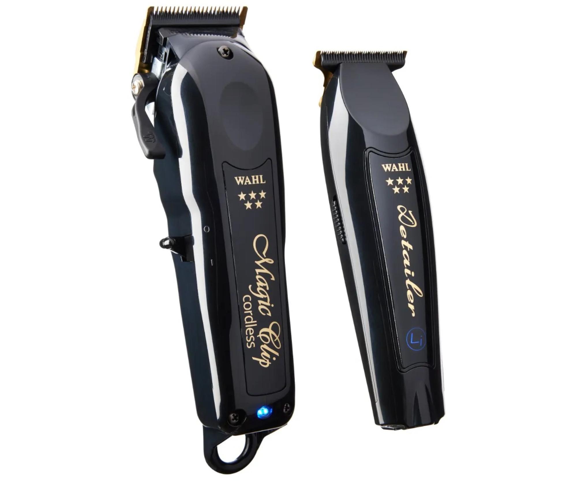 Profesionálny set strihacieho a kontúrovacieho strojčeka Wahl Barber Combo Cordless 3025726 - limitovaná edícia, čierny + darček zadarmo