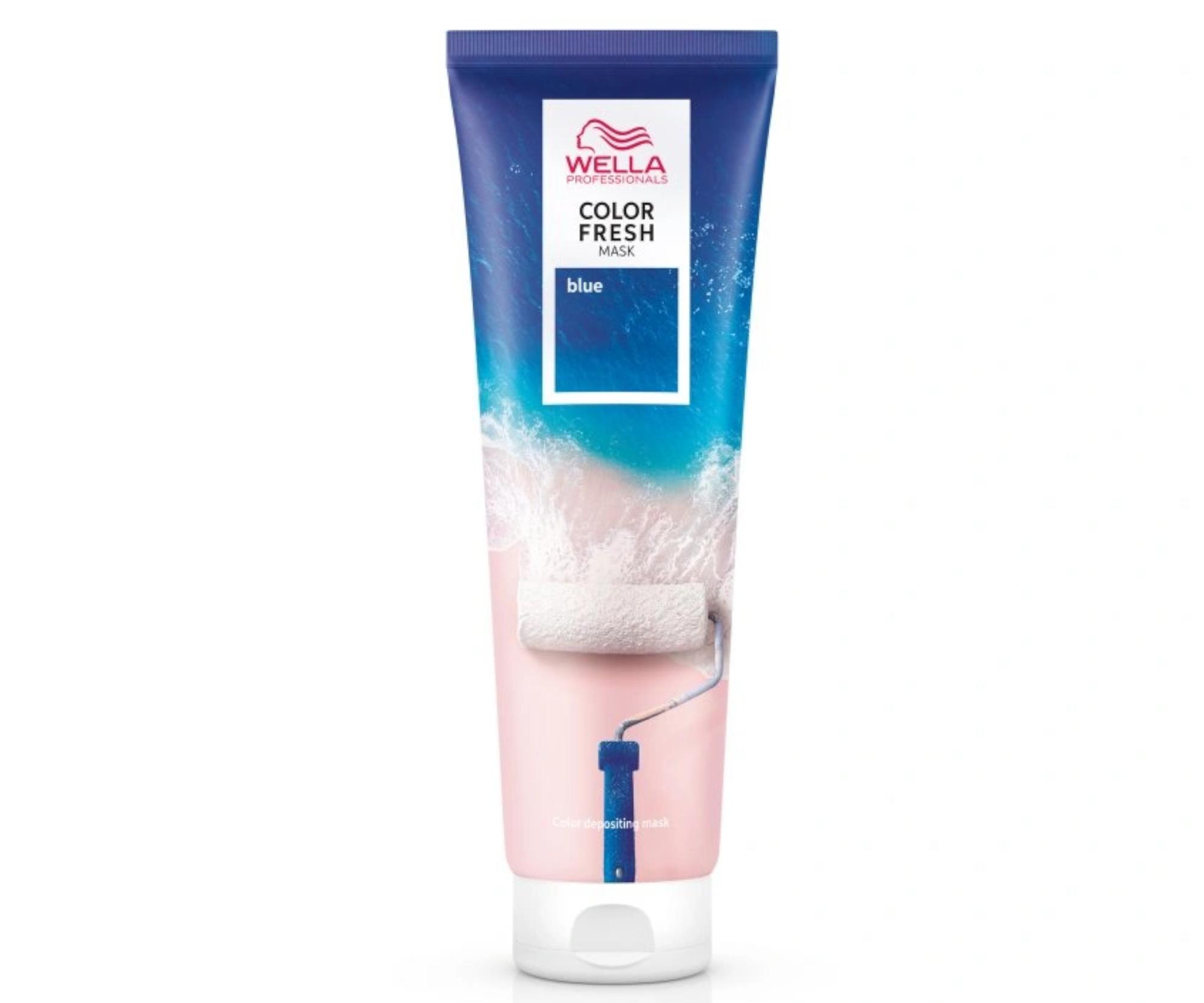 E-shop Farbiaca maska na vlasy Wella Color Fresh Mask Blue - 150 ml, modrá (99350066249) + darček zadarmo