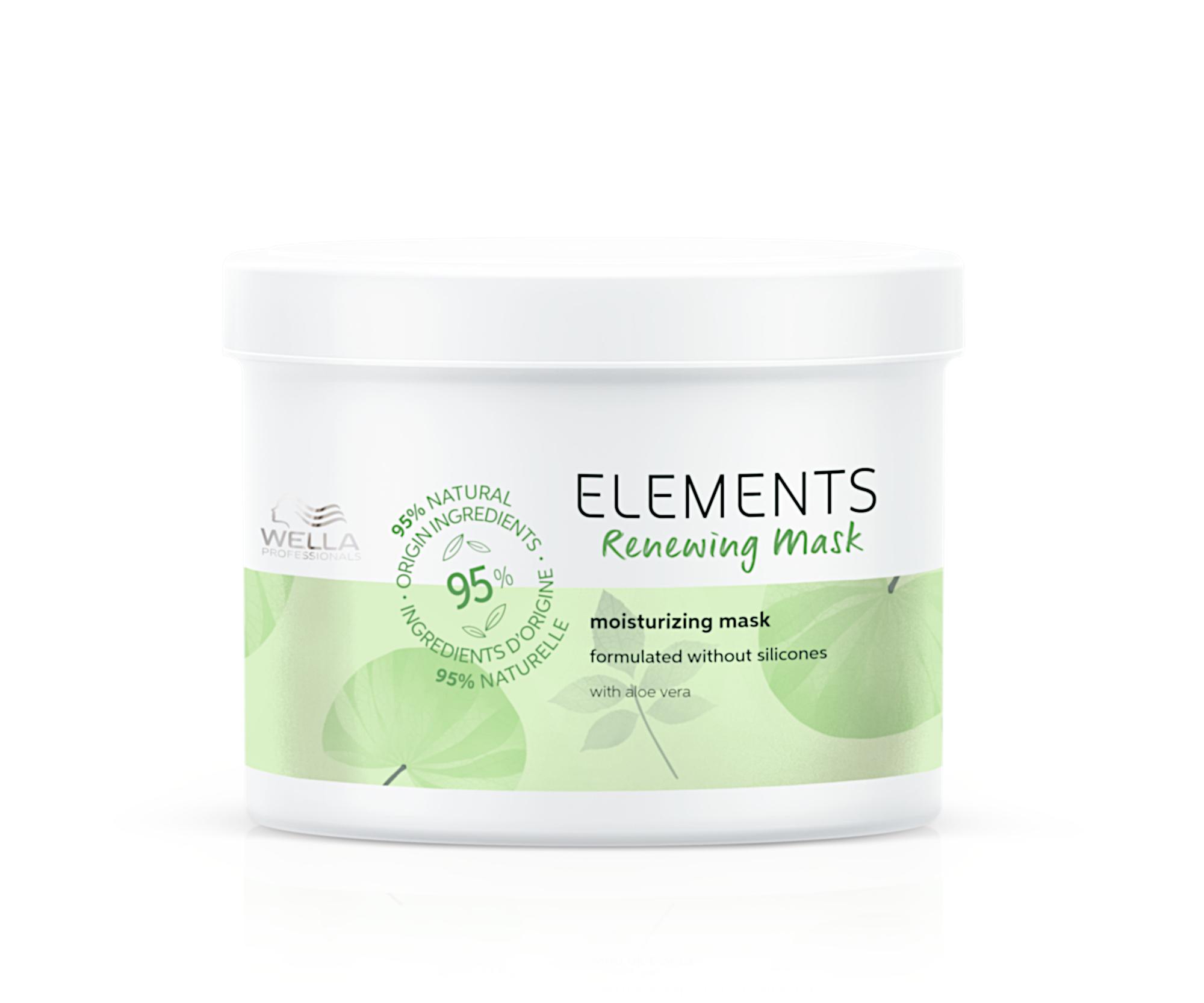 E-shop Obnovujúca maska pre regeneráciu vlasov Wella Elements Renewing - 500 ml (99350094921) + darček zadarmo