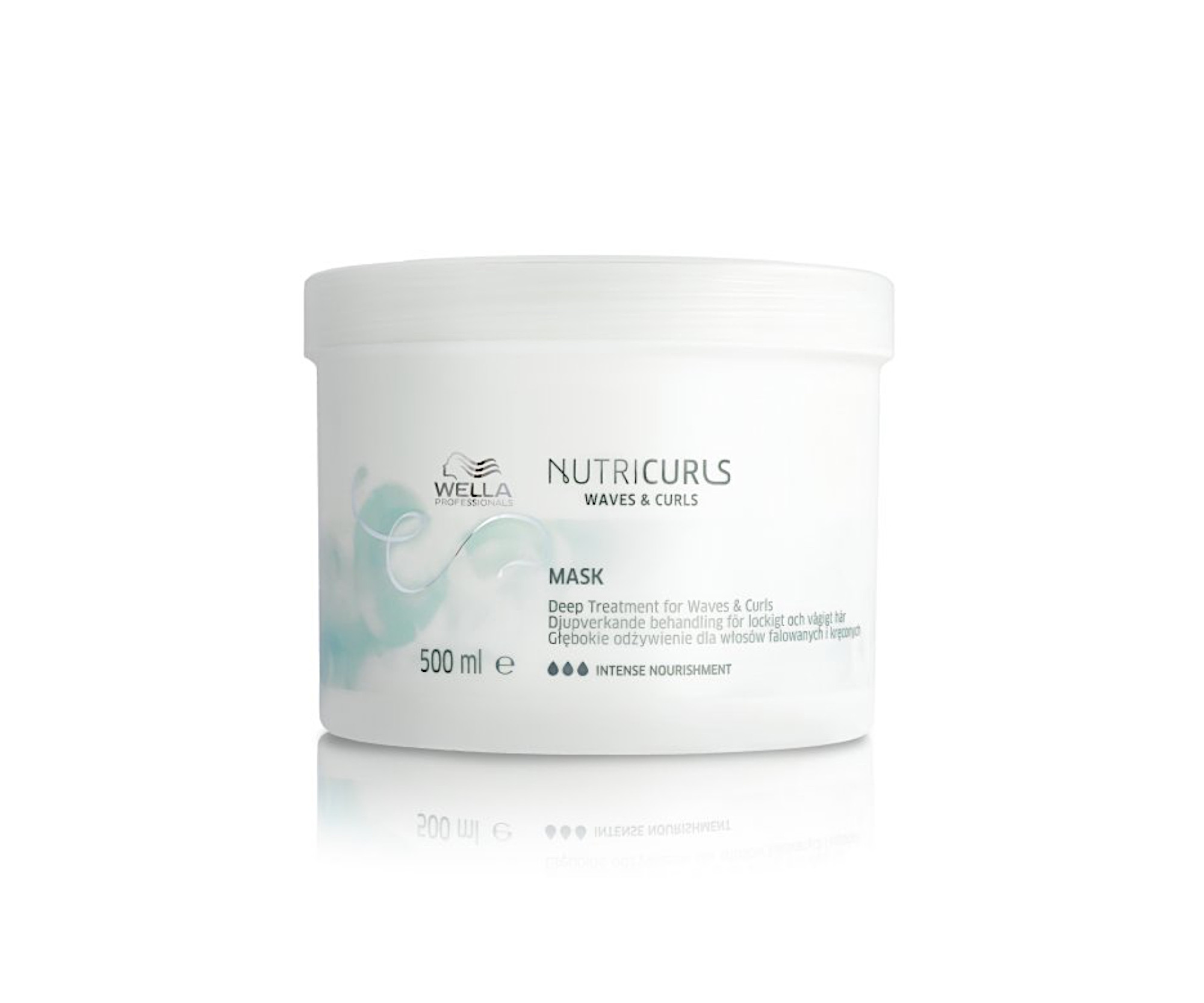 E-shop Maska pre kučeravé vlasy Wella Professionals NutriCurls Waves a Curls Mask - 500 ml (99240061028) + darček zadarmo