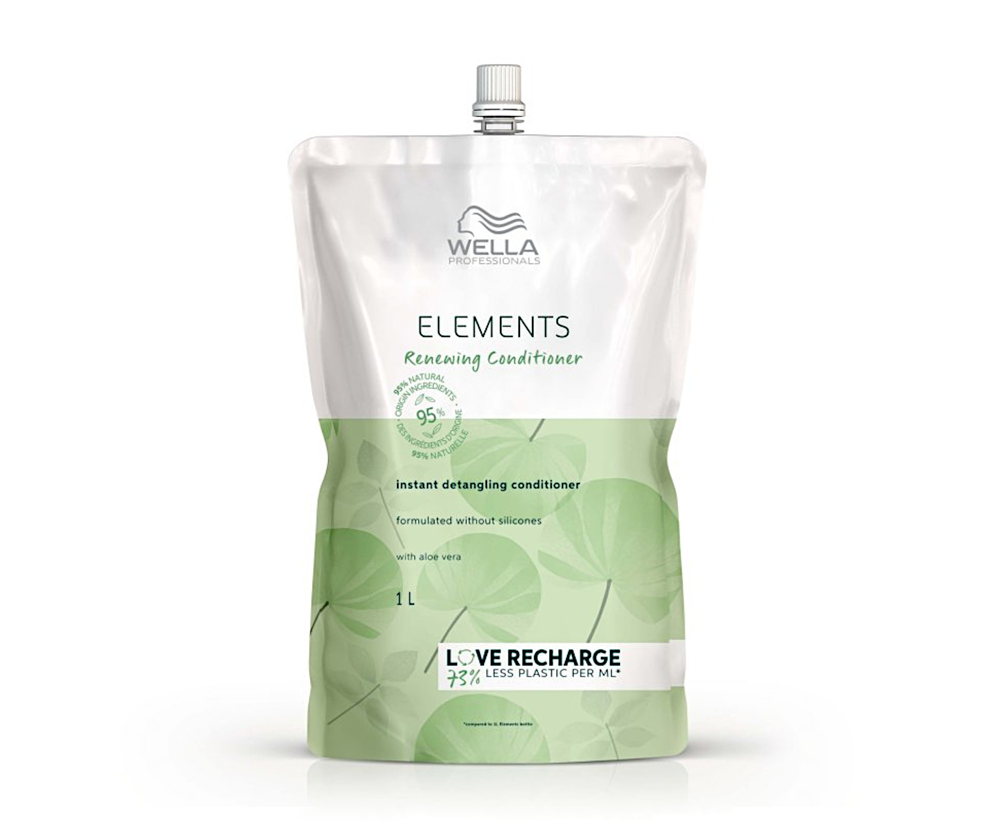 E-shop Obnovujúca starostlivosť pre regeneráciu vlasov Wella Elements Renewing - 1000 ml, náhradná náplň (99350169318) + darček zadarmo