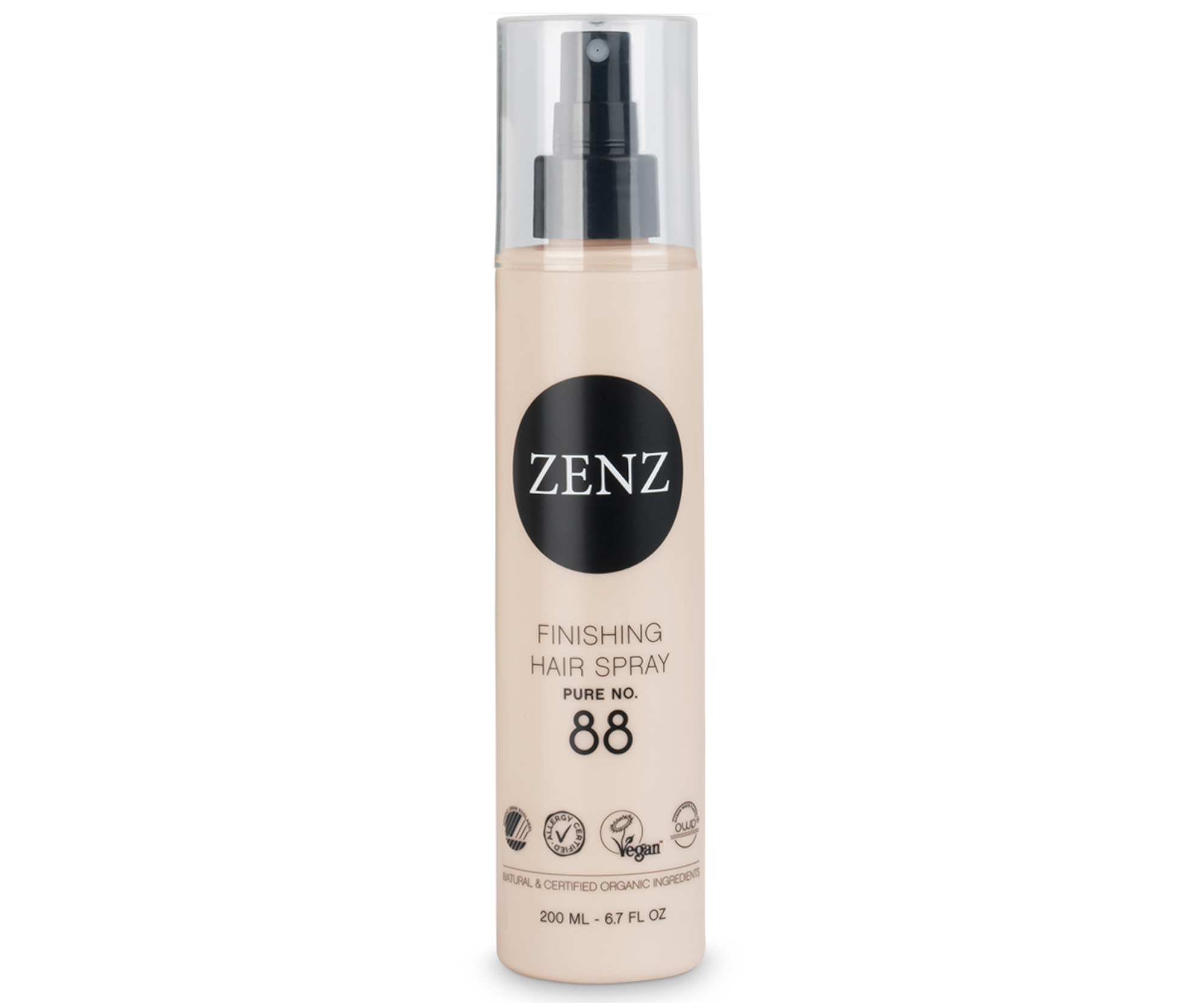 E-shop Lak na vlasy so silnou fixáciou Zenz Finishing Hair Spray Pure No. 88 - 200 ml + darček zadarmo