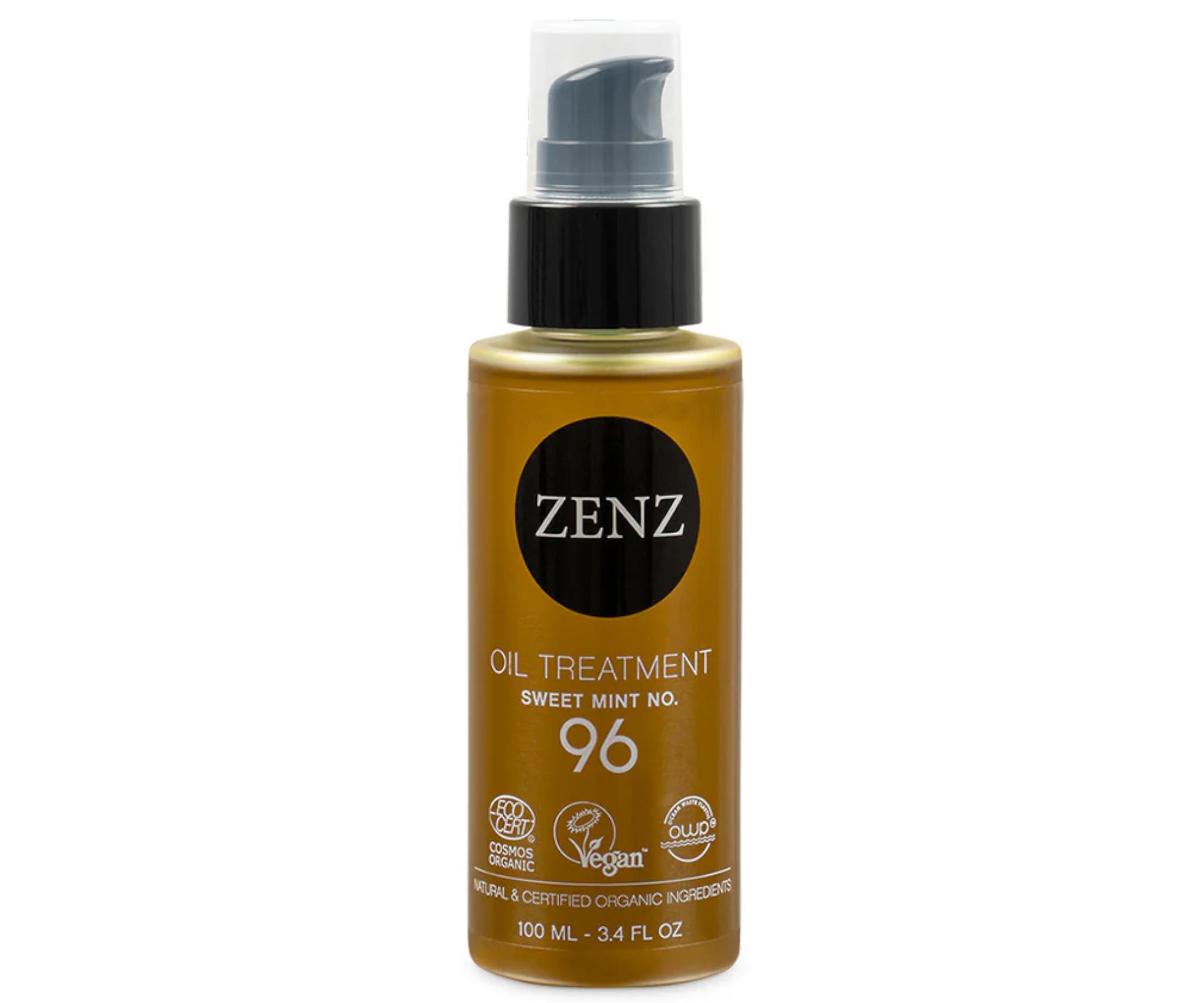 E-shop Olejová starostlivosť pre jemné a mastiace sa vlasy Zenz Oil Treatment Sweet Mint No. 96 - 100 ml + darček zadarmo