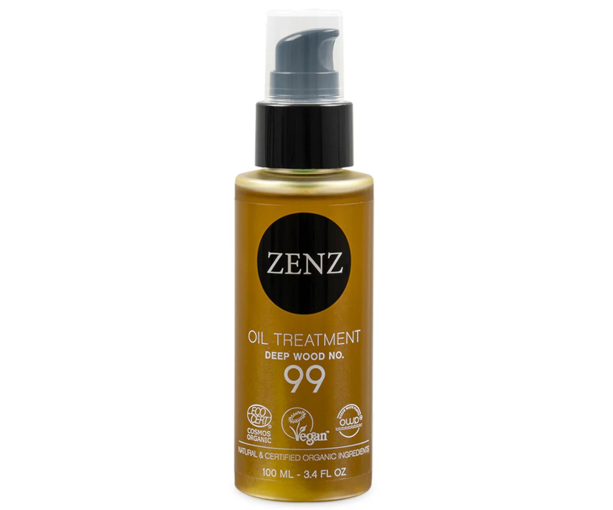 E-shop Olejová starostlivosť pre problematickú pokožku hlavy Zenz Oil Treatment Deep Wood No. 99 - 100 ml + darček zadarmo