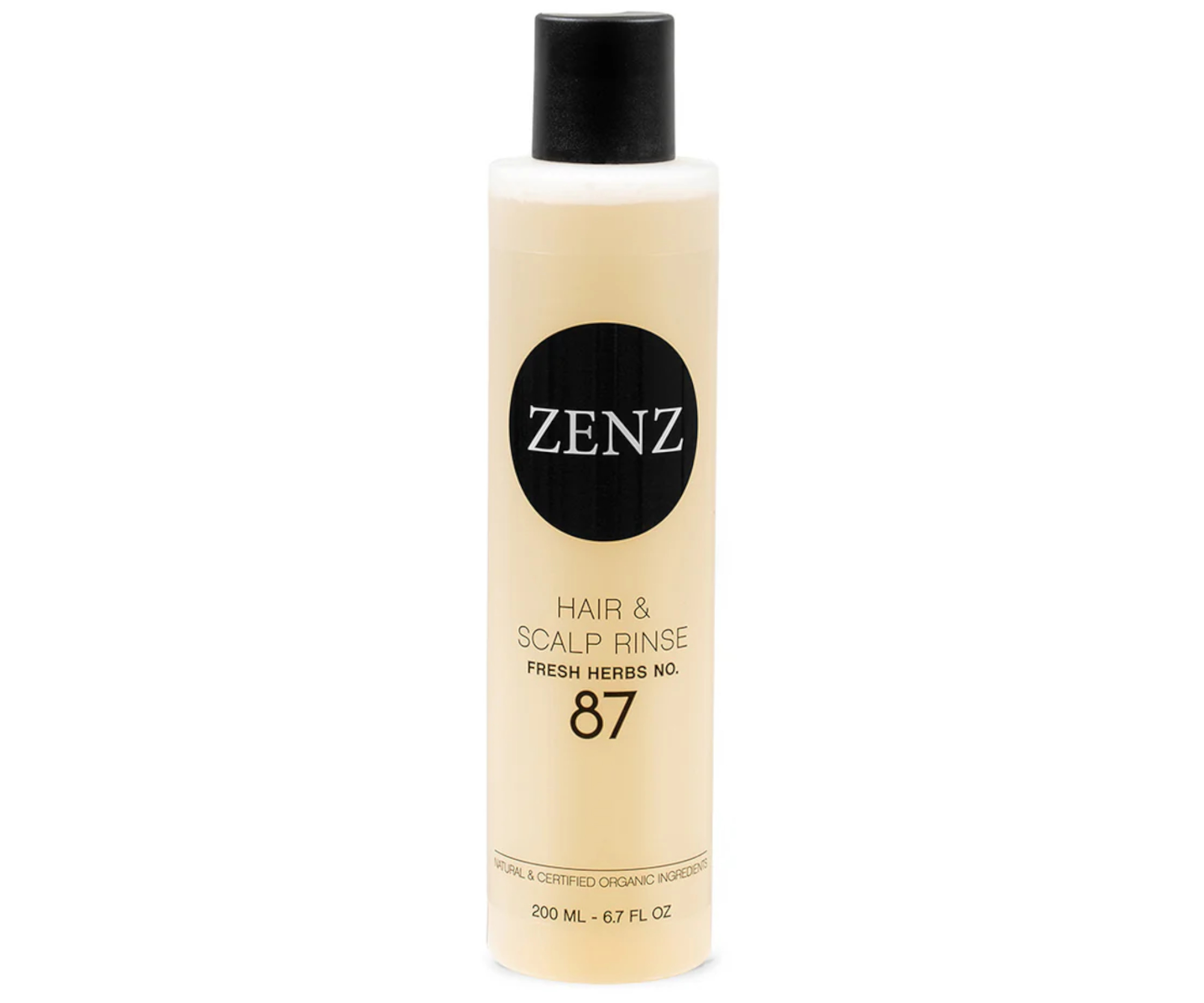 E-shop Detoxikačná kúra na oplachovanie vlasov a pokožky hlavy Zenz Fresh Herbs No. 87 - 200 ml + darček zadarmo