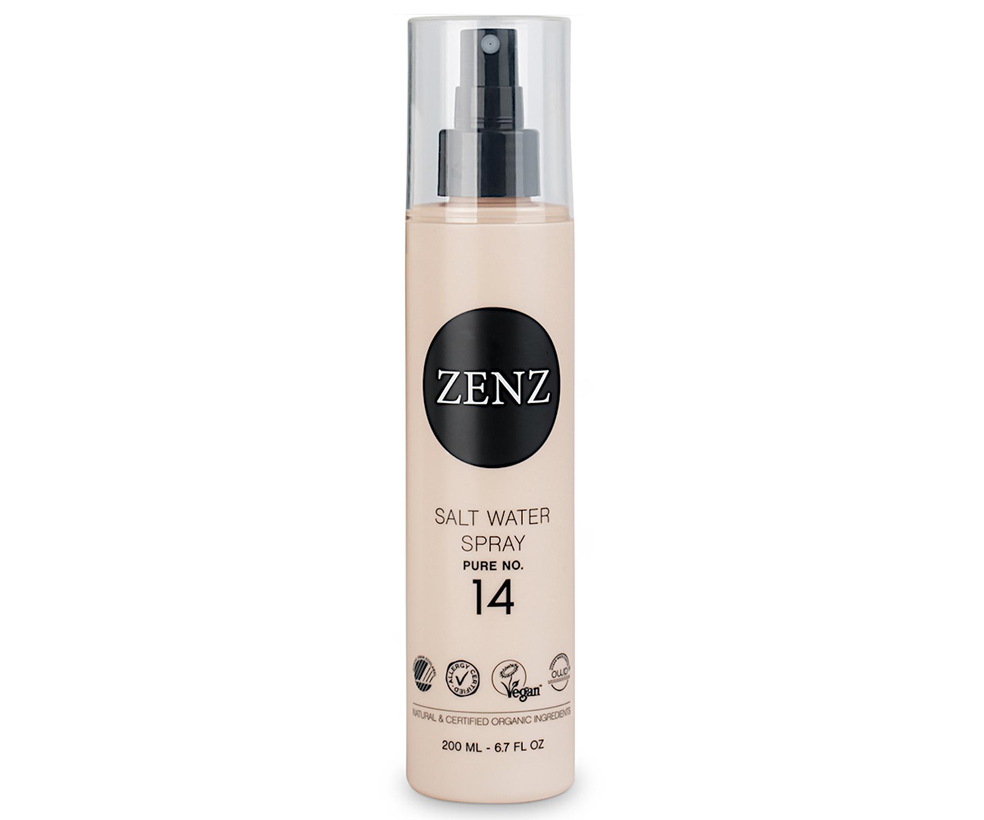 E-shop Sprej s morskou soľou pre objem a textúru vlasov Zenz Sea Salt Spray Pure No. 14 - 200 ml + darček zadarmo