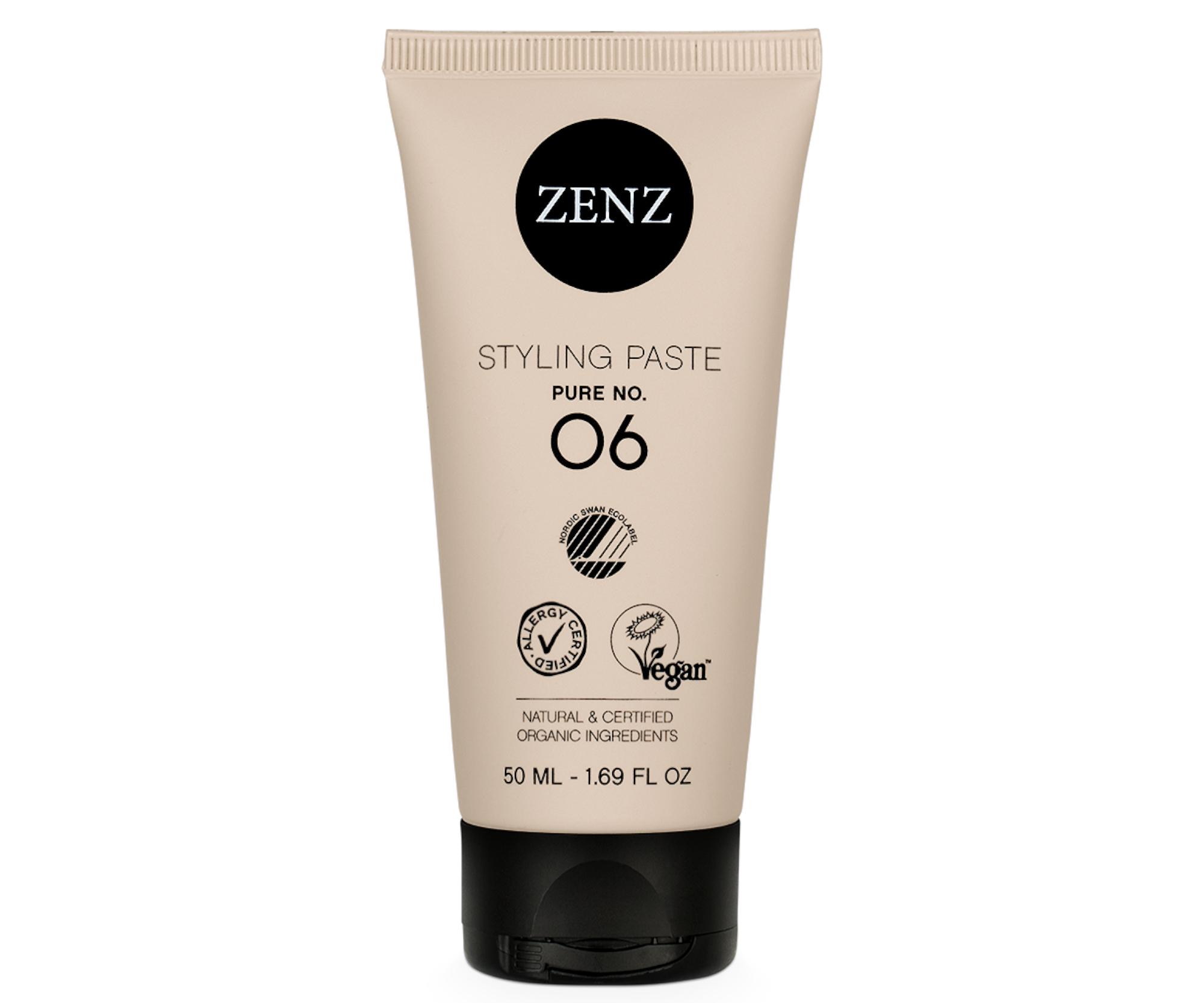 E-shop Stylingová pasta na vlasy Zenz Styling Paste Pure No. 06 - 50 ml + darček zadarmo