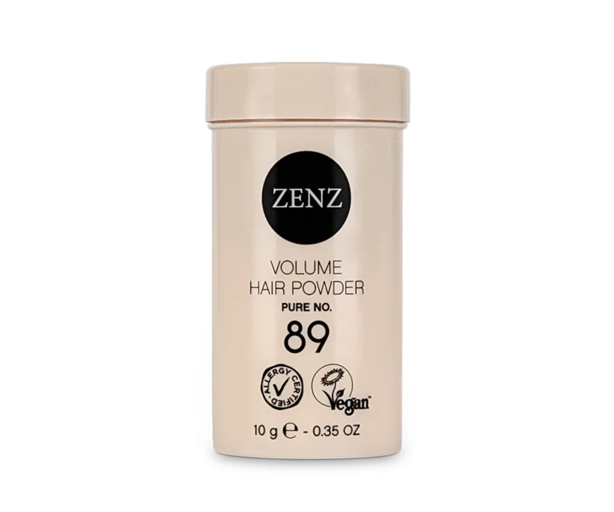 E-shop Fixačný púder pre objem vlasov Zenz Volume Hair Powder Pure No. 89 - 10 g + darček zadarmo