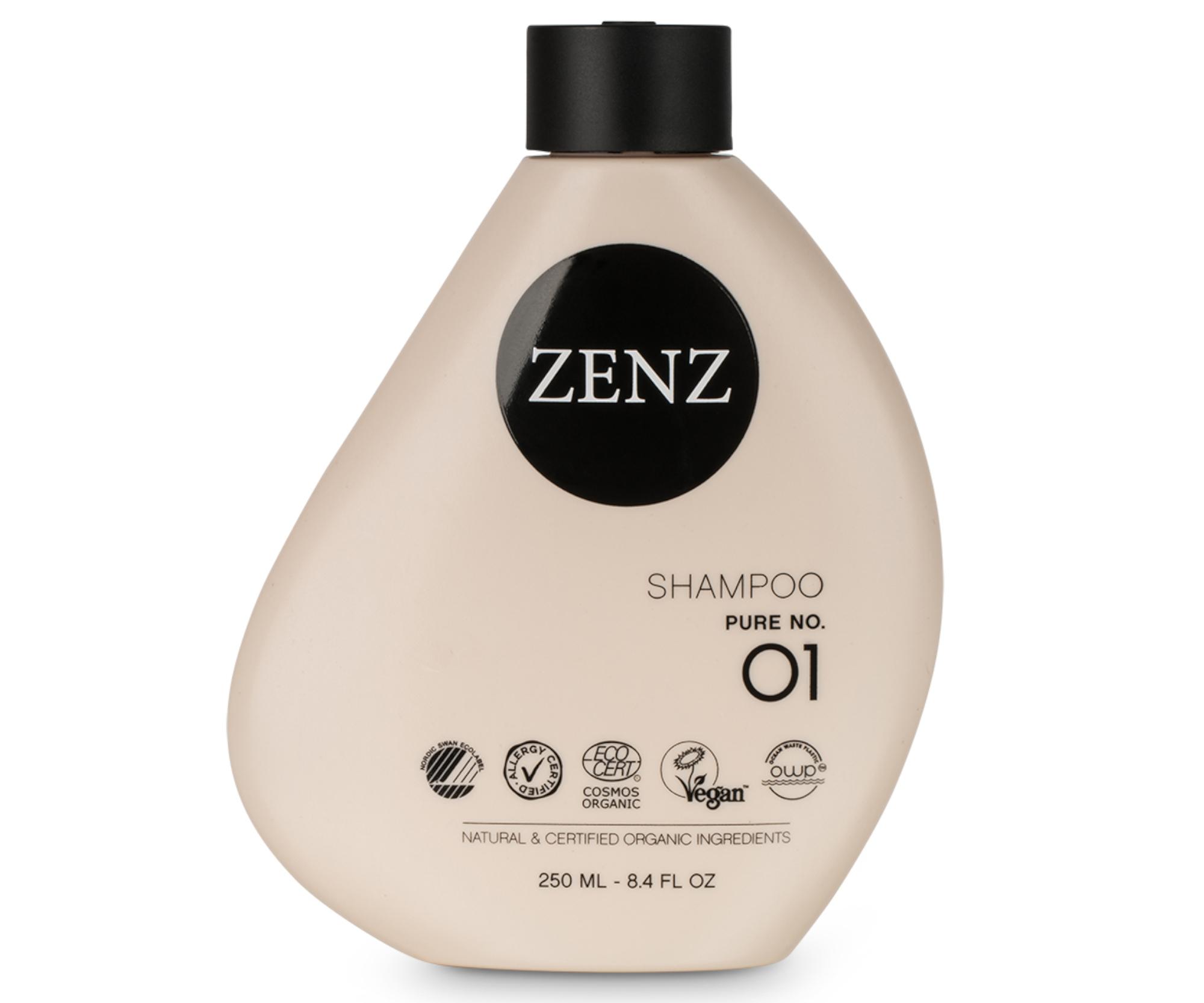 E-shop Jemný šampón pre všetky typy vlasov Zenz Shampoo Pure No. 01 - 250 ml + darček zadarmo