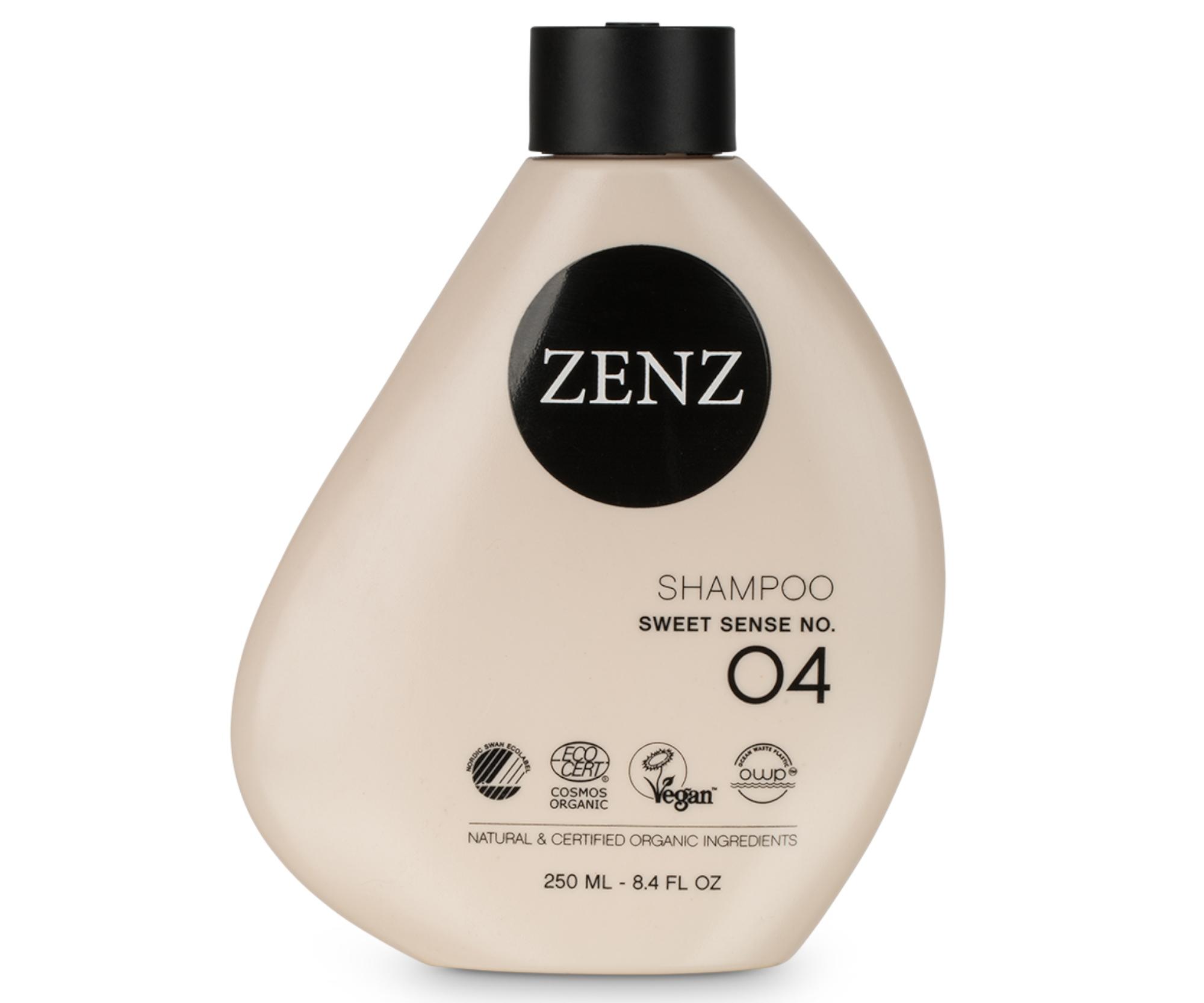 E-shop Šampón pre objem jemných a normálnych vlasov Zenz Sweet Sense No. 04 - 250 ml + darček zadarmo