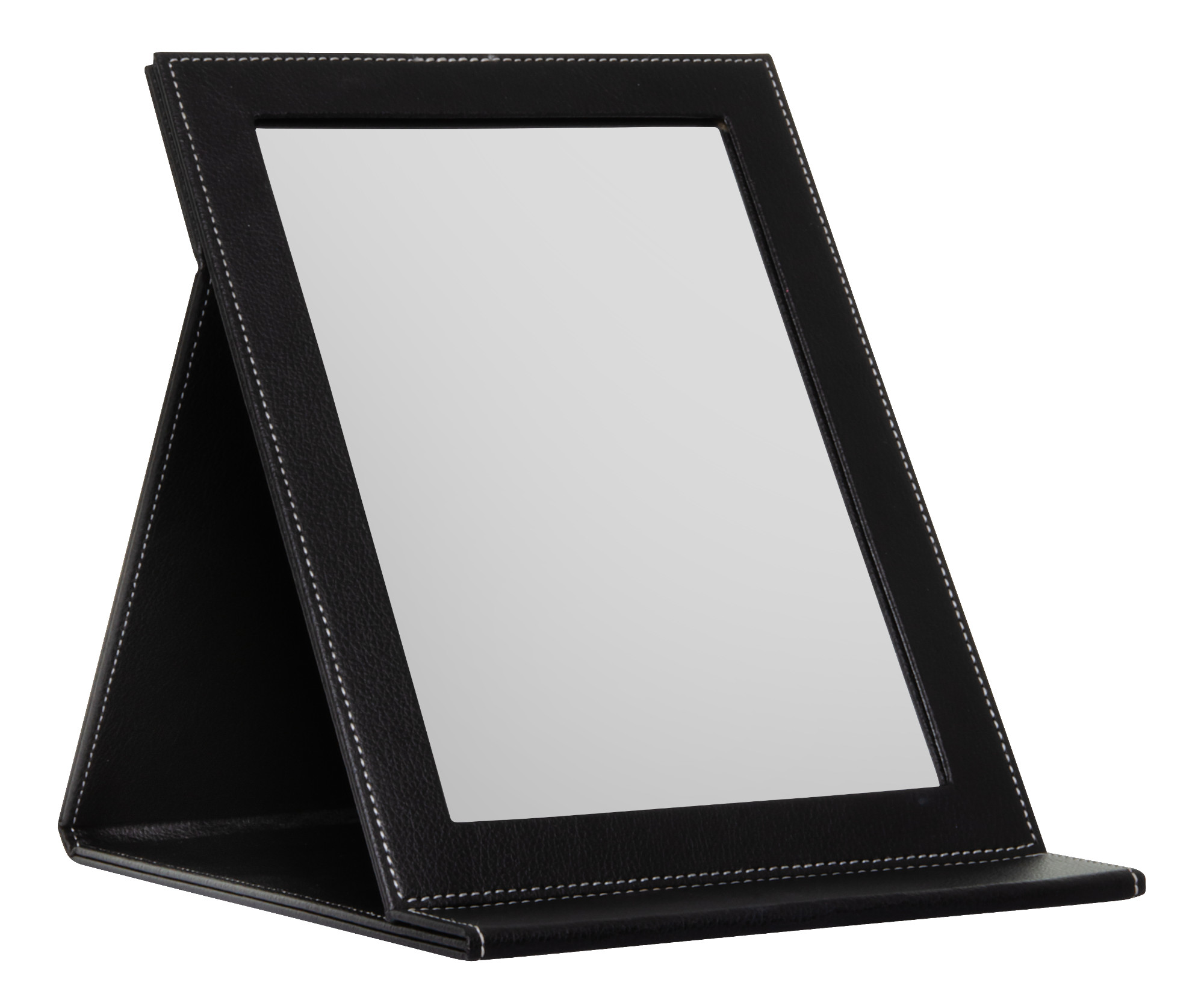 E-shop Kozmetické zrkadlo so stojanom Sibel Easel Black - 18 x 24,5 cm, čierne + darček zadarmo