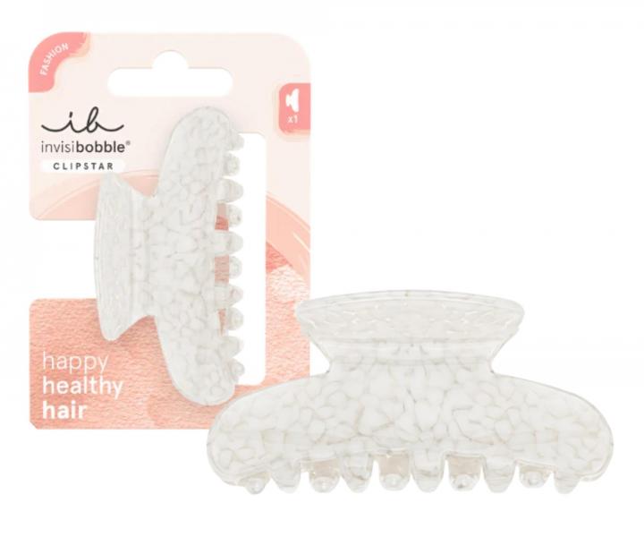 �kripec do vlasov Invisibobble Clipstar S Crystal Elegance - ��han� biely