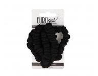 Ltkov gumiky do vlasov Eurostil Professional - ierne, 5 ks