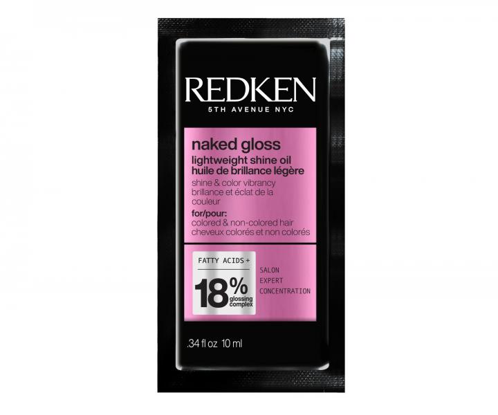 ahk olej pre lesk a iariv farbu vlasov Redken Acidic Color Gloss Naked Gloss - 10 ml (bonus)
