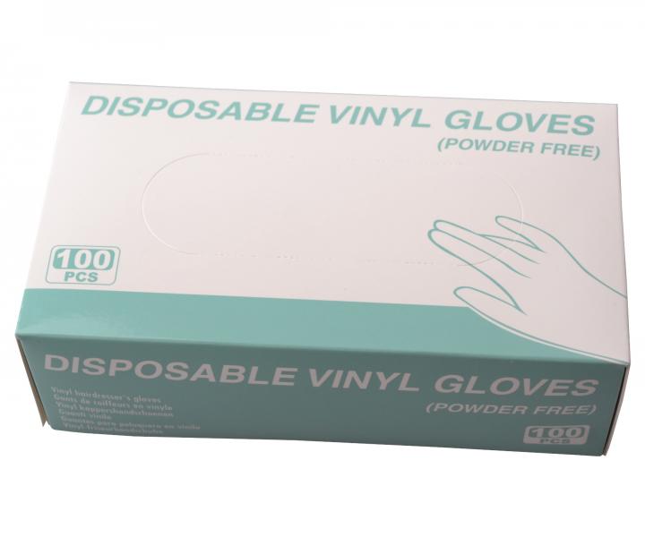 Jednorazov vinylov rukavice Sibel 100 ks - L