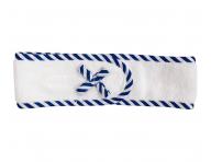 Kozmetick� �elenka MaryBerry Blue Dreams - biela s modr�mi pr��kami a ma��ou