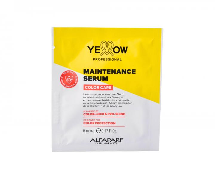 Bezoplachov� s�rum pre zachovanie farby farben�ch vlasov Yellow Professional Color Care Maintenance Serum - 5 ml (bonus)