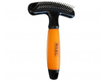 Obojstrann� vy�es�vac� hrebe� na zvieraciu srs� Wahl Professional Double Row Rake 58443 - oran�ov�