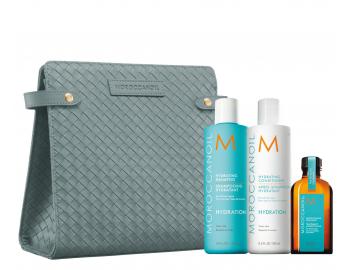 Darekov sada pre hydratciu suchch vlasov Moroccanoil Holiday Set Hydration + tatika zadarmo