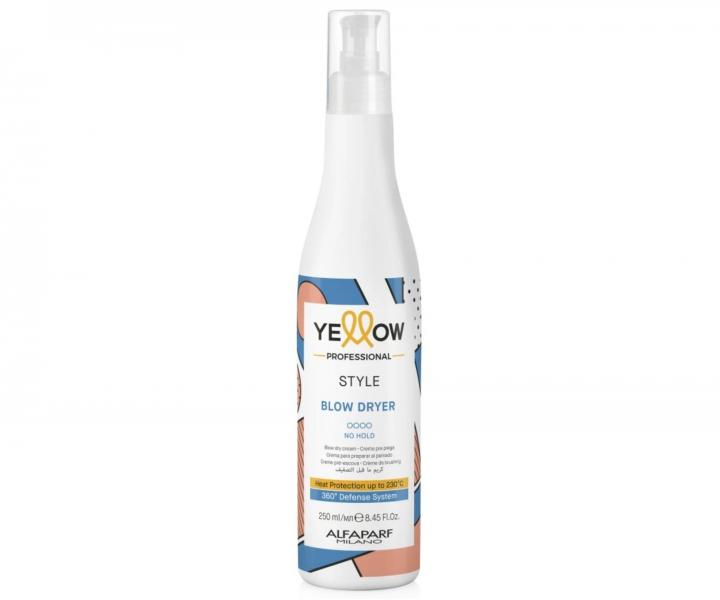 Termoochrann� hydrata�n� kr�m na ur�chlenie su�enia vlasov Yellow Professional Style Blow Dryer - 250 ml