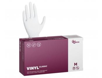 Vinylov rukavice Espeon Vinyl Classic - 100 ks, biele, nepudrovan, vekos M
