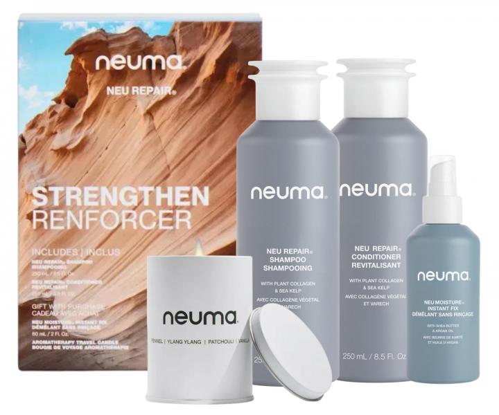 Darekov sada pre vetky typy vlasov Neuma Neu Repair Strengthen + svieka a sprej zadarmo