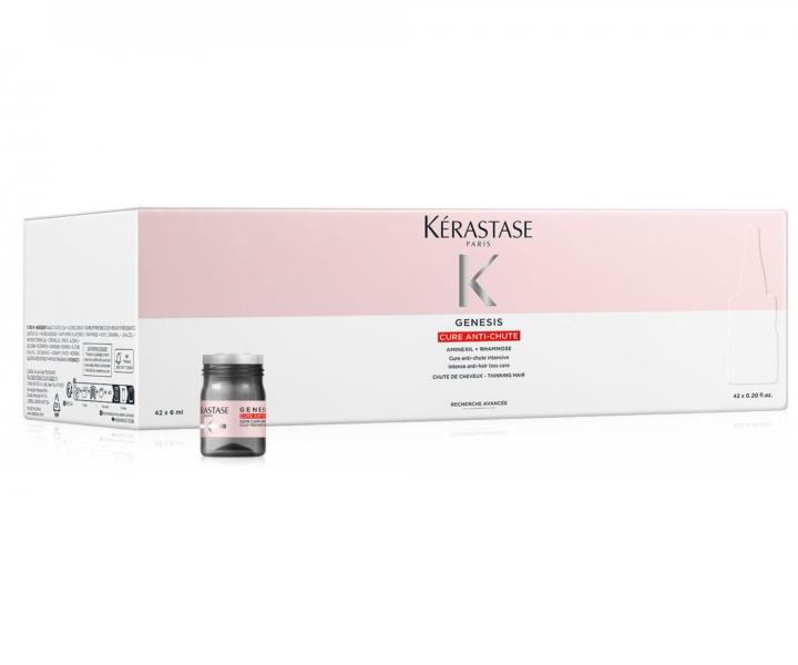 Intenzvna spevujca kra proti padaniu vlasov Krastase Genesis Cure Anti-Chute - 42 x 6 ml