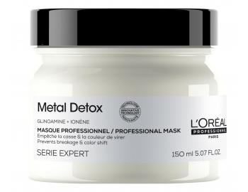 Maska pre farben� a po�koden� vlasy Lor�al Professionnel Serie Expert Metal Detox - 150 ml