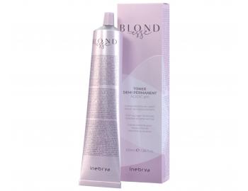 Tnovac krm na blond a odfarben vlasy Inebrya Blondesse Toner Demi Permanent 100 ml - intenzvny perleovo hned