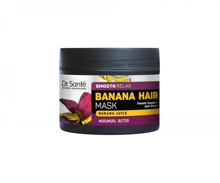 Maska na uhladenie vlasov Dr. Sant Smooth Relax Banana Hair Mask - 300 ml