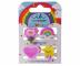 Detsk� vesel� �kr�pe�ky do vlasov Invisibobble Clipstar - 4 ks - kvietka, d�ha, srdie�ko a hviezdi�ka
