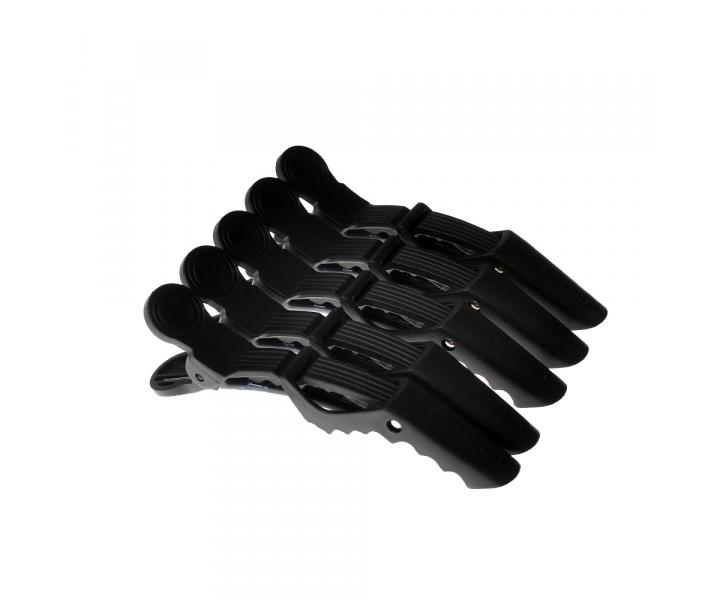Klipsy do vlasov Goldwell ProEdition - 11 cm, ierne, 5 ks