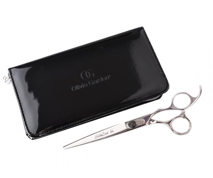 Kaderncke nonice Olivia Garden SilkCut Shear XL 7" - strieborn