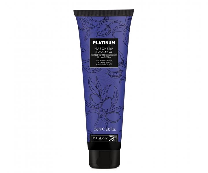 Neutralizan maska pre tmav vlasy Black Platinum No Orange - 250 ml