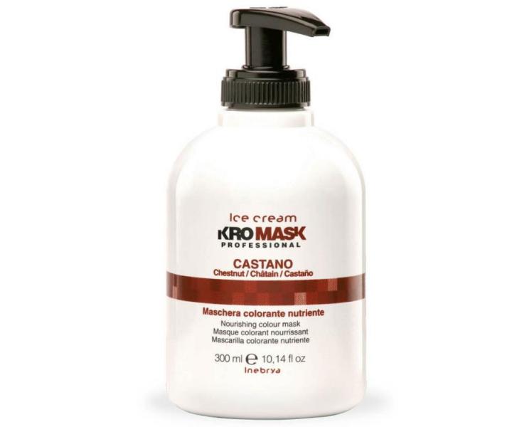 V��ivn� farbiace maska Inebrya KroMask Castano - 300 ml