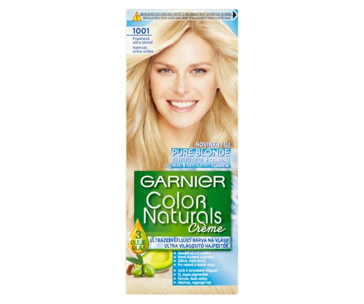 Zosvetujci farba Garnier Color Naturals 1001 popolav ultra blond