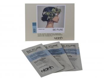 Šampón a maska pre normálne vlasy s tendenciou spľasnutia Niamh Be Pure Detox - 2 x 10 ml
