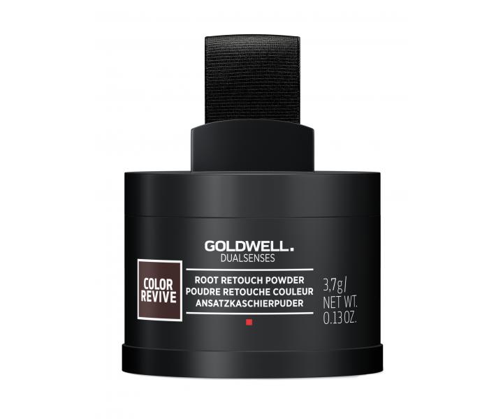 Pder pre zakrytie odrastov a edn Goldwell Color Revive - 3,7 g, tmavo hned a ierna