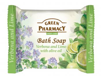 Toaletné mydlo na ruky s olivovým olejom Green Pharmacy Verbena and Lime - 100 g