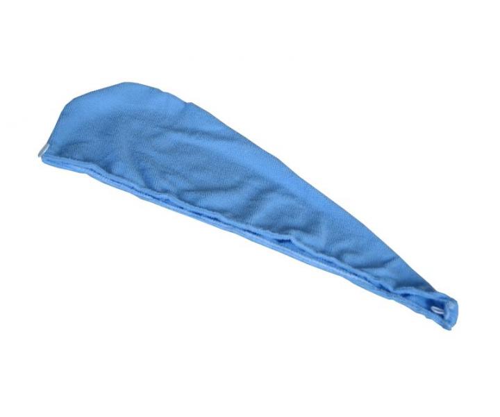 Uter�kov� turban z mikrovl�kna pre mokr� vlasy - modr�